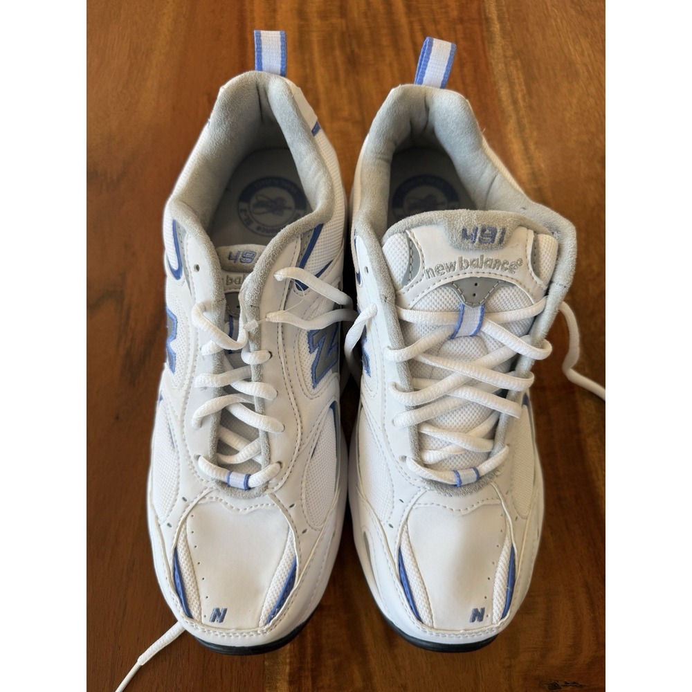 New Balance 491 Women's Size 10 White/Light Blue NEW